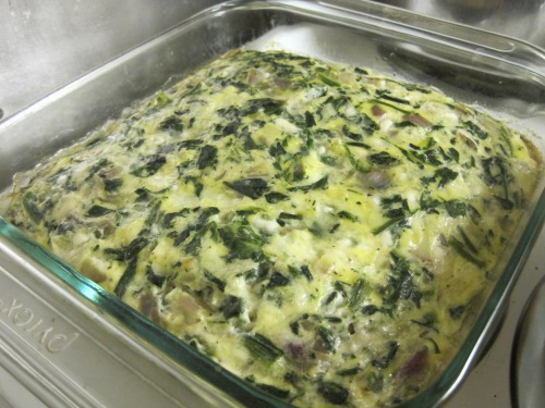 cooked quiche